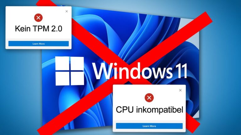 CPU Upgrade Zwang für Windows 11 und 12