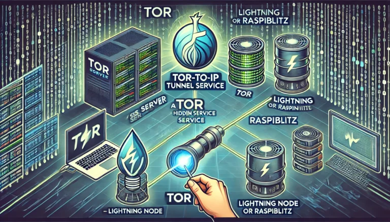 Tor Dienste mit IP2Tor auf dem Raspiblitz via Clearnet ansprechen