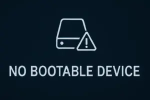 Linux und ältere UEFI Laptops: no bootable device