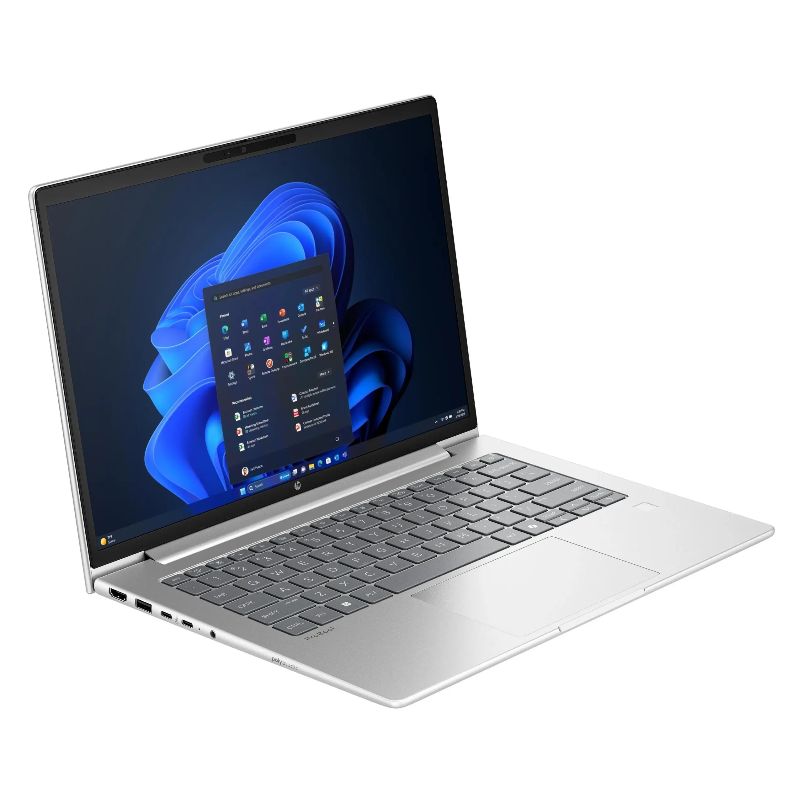 HP ProBook 4 G1a 14 Zoll, Anschluesse